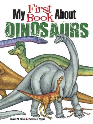 Book cover for My First Book About Dinosaurs