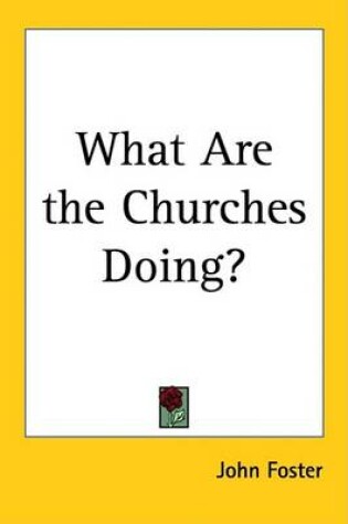 Cover of What Are the Churches Doing?