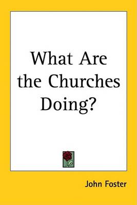 Book cover for What Are the Churches Doing?