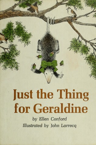 Cover of Just the Thing for Geraldine