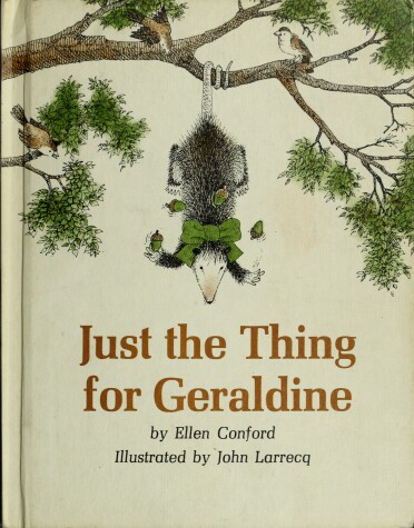 Book cover for Just the Thing for Geraldine