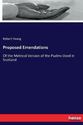 Cover of Proposed Emendations