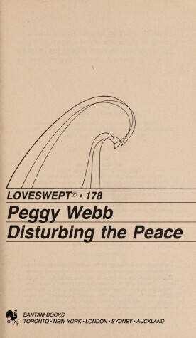 Book cover for Loveswept 178:Disturbing/Peace