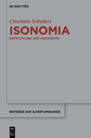 Cover of Isonomia