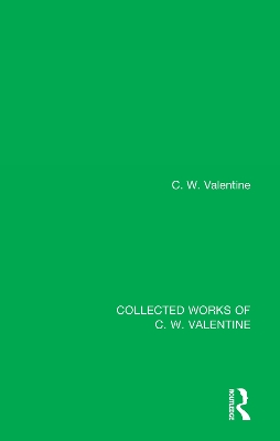 Cover of Collected Works of C.W. Valentine