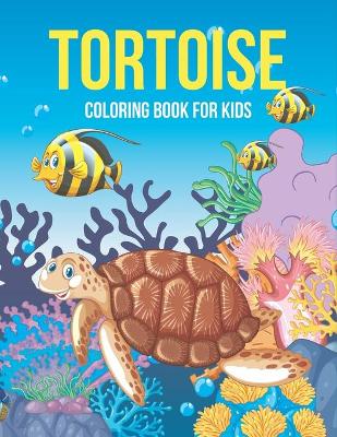 Book cover for Tortoise coloring book for kids