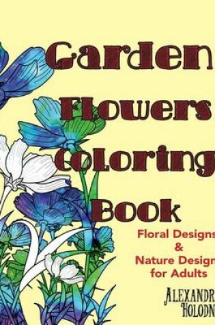 Cover of Garden Flowers Coloring Book