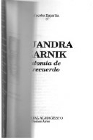 Cover of Alejandra Pizarnik