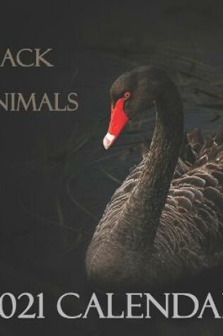 Cover of Black Animals 2021 Calendar