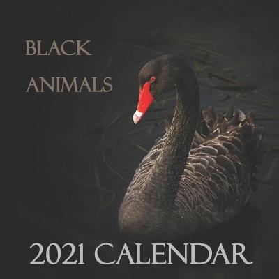 Book cover for Black Animals 2021 Calendar