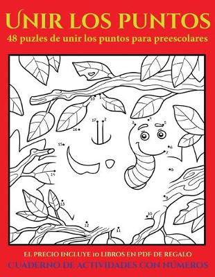 Book cover for Cuaderno de actividades con numeros (48 puzles de unir los puntos para preescolares)