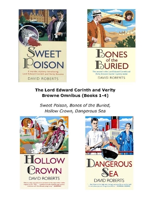Book cover for The Lord Edward Corinth and Verity Browne Omnibus (Books 1-4)