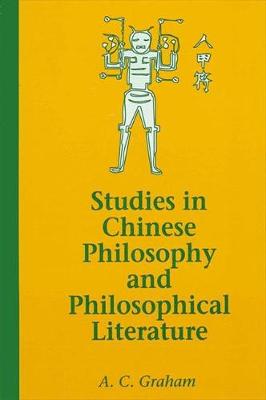 Cover of Studies in Chinese Philosophy and Philosophical Literature