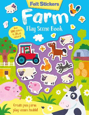 Cover of Felt Stickers Farm Play Scene Book