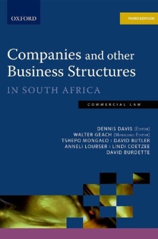 Cover of Companies & Other Business Structures 3e