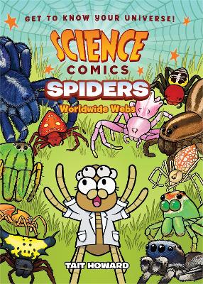 Book cover for Science Comics: Spiders