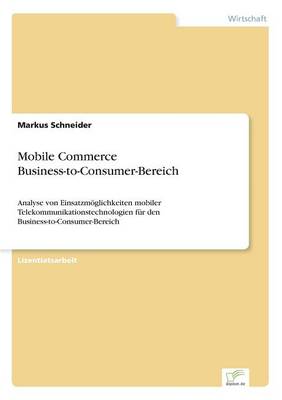 Book cover for Mobile Commerce Business-to-Consumer-Bereich