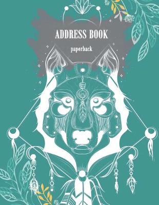 Book cover for Address book paperback