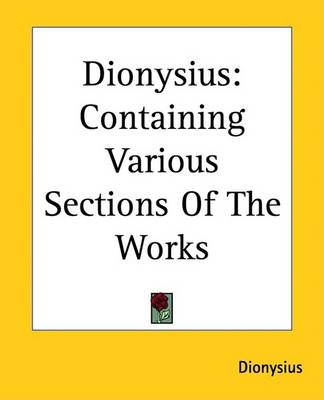 Book cover for Dionysius