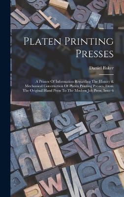 Book cover for Platen Printing Presses