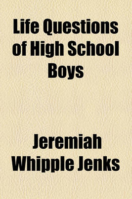 Book cover for Life Questions of High School Boys