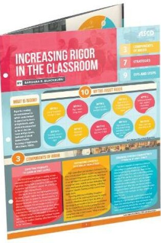 Cover of Increasing Rigor in the Classroom (Quick Reference Guide 25-Pack)