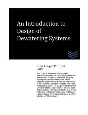 Book cover for An Introduction to Design of Dewatering Systems