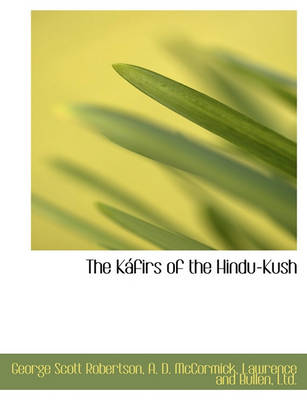 Book cover for The K Firs of the Hindu-Kush