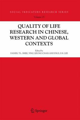 Book cover for Quality-of-Life Research in Chinese, Western, and Global Contexts