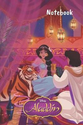 Book cover for Disney aladdin Notebook