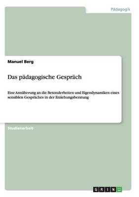 Book cover for Das padagogische Gesprach