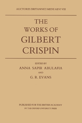 Book cover for The Works of Gilbert Crispin