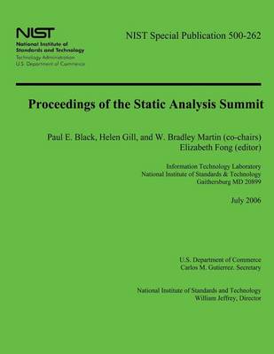 Book cover for Proceedings of the Static Analysis Summit