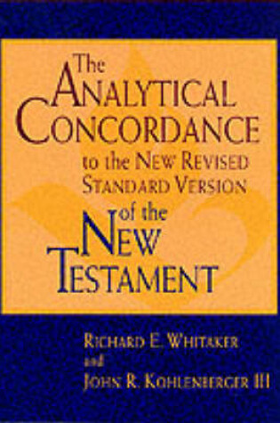 Cover of The Analytical Concordance to the New Revised Standard Version of the New Testament