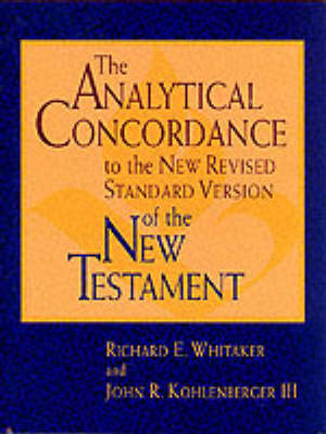 Cover of The Analytical Concordance to the New Revised Standard Version of the New Testament