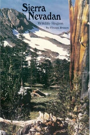 Cover of The Sierra Nevadan Wildlife Region