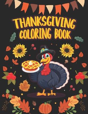 Book cover for Thanksgiving Coloring Book