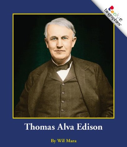 Book cover for Thomas Alva Edison