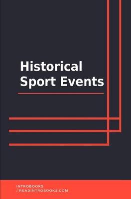 Book cover for Historical Sport Events