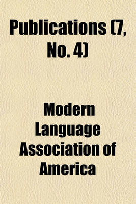 Book cover for Publications Volume 4, No. 2