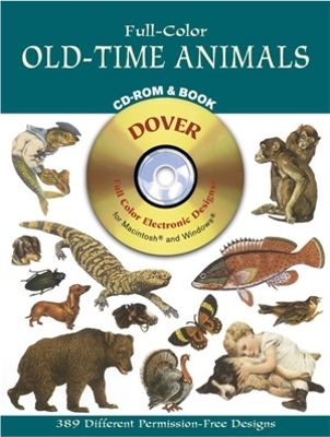 Book cover for Full-Color Old-Time Animals CD-ROM