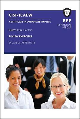 Cover of CISI Capital Markets Programme Certificate in Corporate Finance Unit 1 Syllabus Version 12