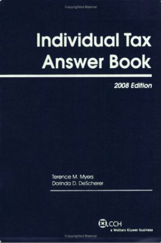 Cover of Individual Tax Answer Book (2008)