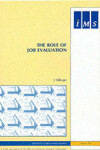 Book cover for The Role of Job Evaluation