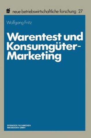Cover of Warentest und Konsumgüter-Marketing