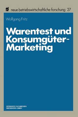 Book cover for Warentest und Konsumgüter-Marketing