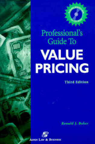 Cover of Professionals' Guide to Value Pricing 2001