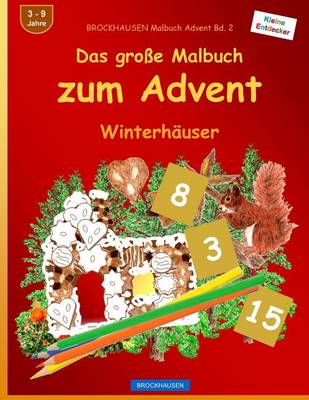 Book cover for BROCKHAUSEN Malbuch Advent Bd. 2 - Das große Malbuch zum Advent