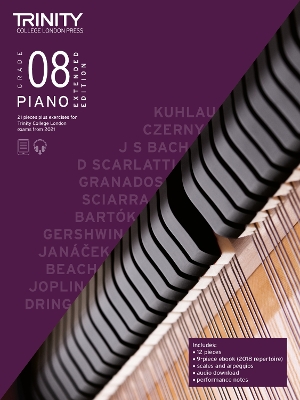 Book cover for Piano Exam Pieces & Exercises 21-23 Grade 8 Ext Ed