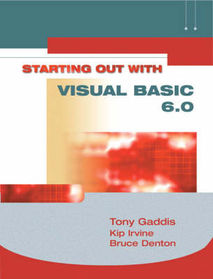 Book cover for Starting Out with Visual Basic 6